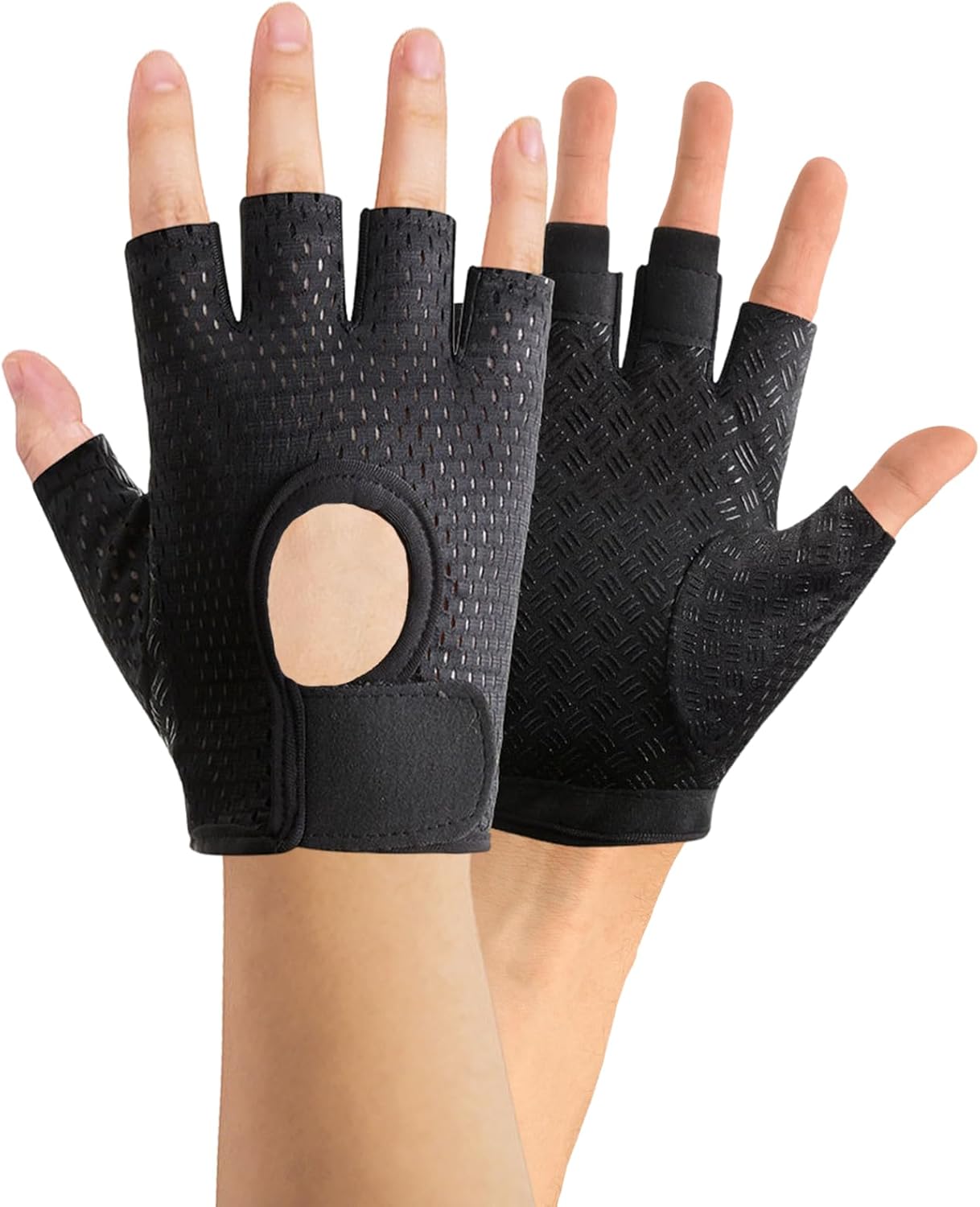 Gym Gloves Women Weight Lifting Gloves Women Workout Glove Women Weightlifting Glove for Weightlifting Cycling Strength Training Fitness (Black)