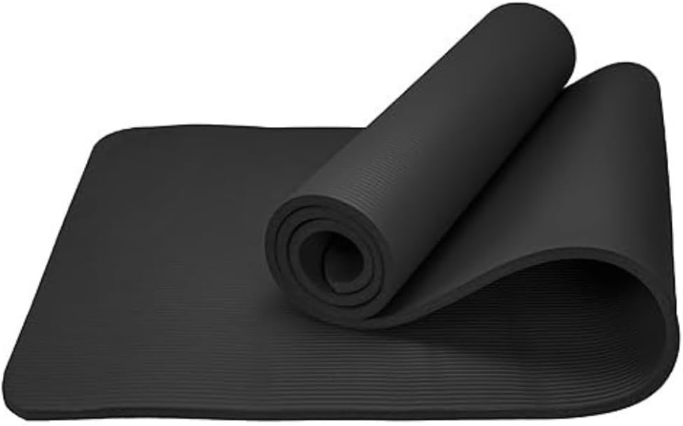 Extra Thick Yoga Mat, 183 x 60 cm, Multi-Purpose, NBR Foam Exercise mat, For Yoga, Pilates stre,tching, resistance work outs