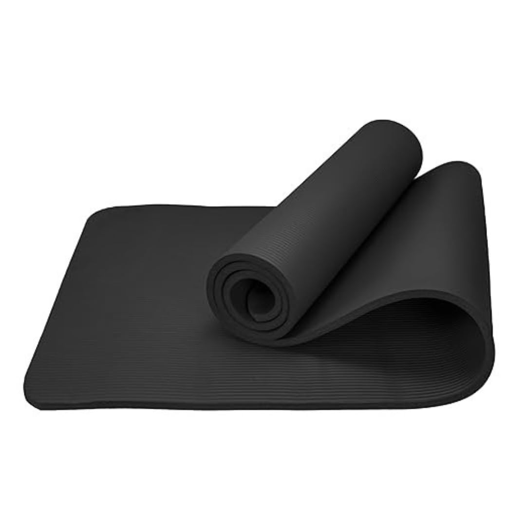 Extra Thick Yoga Mat, 183 x 60 cm, Multi-Purpose, NBR Foam Exercise mat, For Yoga, Pilates stre,tching, resistance work outs