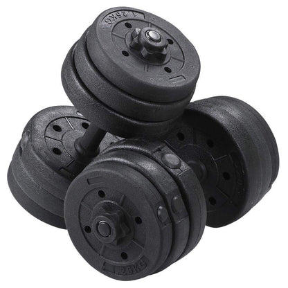Yaheetech 30KG/25KG/20KG/15KG Adjustable Dumbbells Weight Lifting Training Set Dumbbells Set (sold as a pair) Home Gym Fitness for Men/Women
