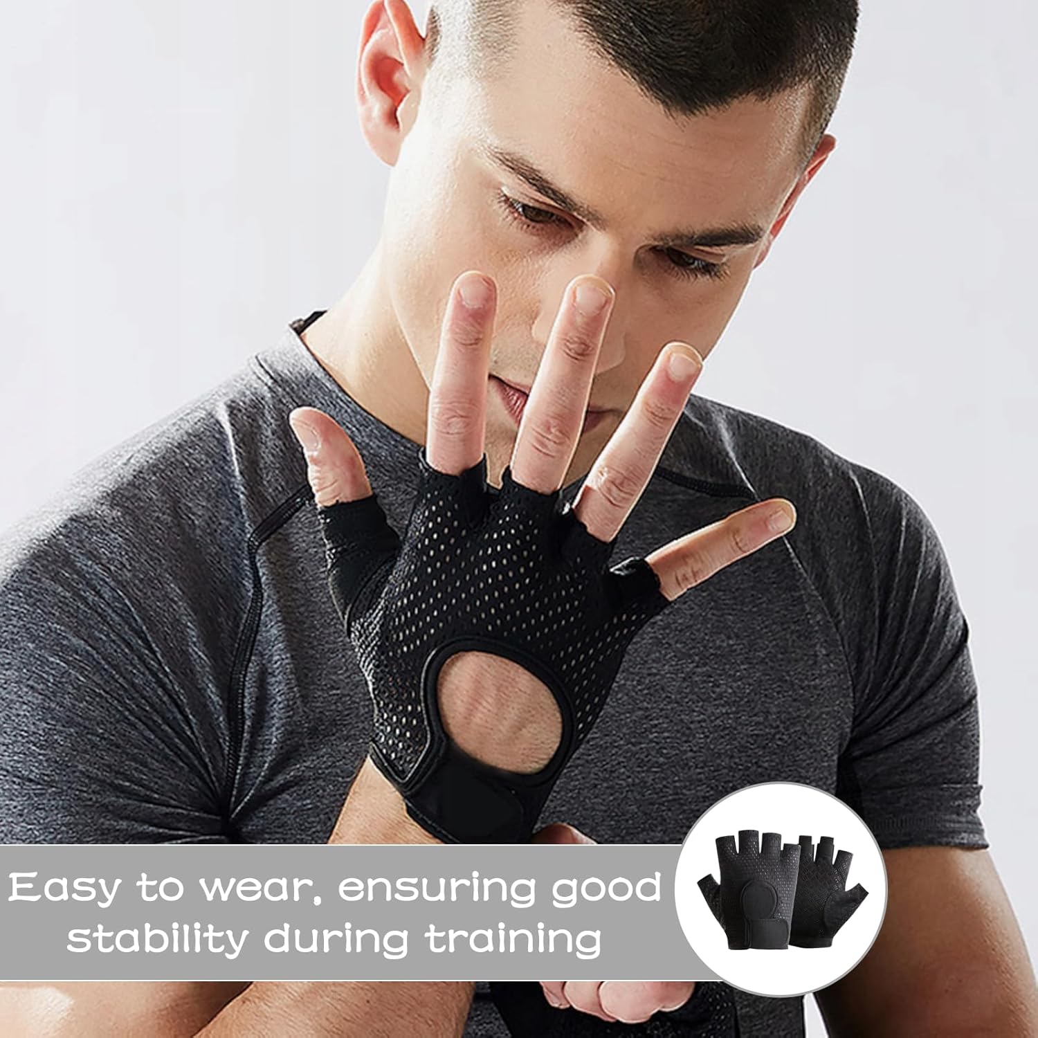 Gym Gloves Women Weight Lifting Gloves Women Workout Glove Women Weightlifting Glove for Weightlifting Cycling Strength Training Fitness (Black)