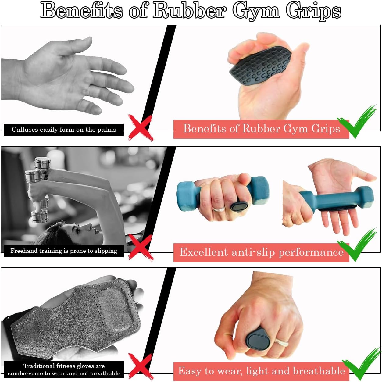 Gym Gloves for Men & Women, Weight Lifting Gloves, Gym Hand Grips, weights Grip, Gym Accessories for Men & Women, Gym Grip, Palm Protection, Pull Up Grips CrossFit, Dumbbell workouts with storage box